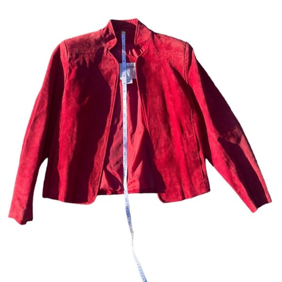 VTG Red Leather Jacket - Picture 6 of 7